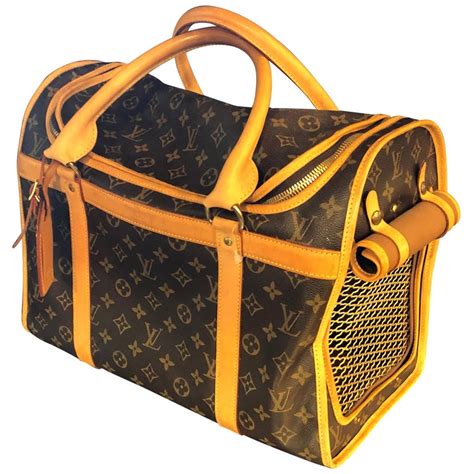 louis vuitton dog bag for sale.